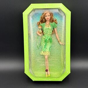 Barbie Birthstone Beauties Miss Peridot August Pink Label Doll 2007 Mattel K8697